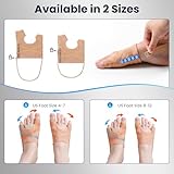 yweiuah Bunion Corrector for Women and Men,Union Relief Protector Guards for the Thumb and Little Toe,Toe Corrector for Left and Right Foots, 1 Pair(L)