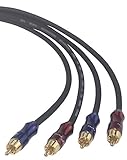 VKheroKV [Wv-rcato2/rcakite-05] RCA Stereo Plug Male to Dual RCA Stereo Plug Male 1 Input 2 Output Stereo Audio Splitter Cable/Gold Plated Plug / 4n OFC Pure Copper Wire (1.5FT(50CM))