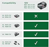 Bosch 1600A011T8 Battery Pack PBA, 18 V, 4.0 Ah, W-C (18 Volt System, 4.0 Ah in Cardboard box)