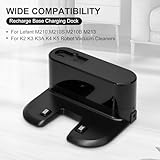 Recharge Base Charger Station for Lefant M210 M213 M213S Robot Vacuum Cleaners, Charging Dock Replacement for Lefant K2 K3 K3A K4 K5 Vacuums for Home Floor Cleaning, Without Adapter