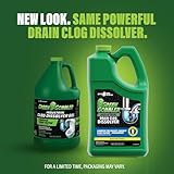 Green Gobbler Industrial Strength Grease and Hair Drain Clog Remover | Drain Cleaner Gel | Safe for Pipes, Toilets, Sinks, Tubs, Drains & Septic Systems | 1 Gallon