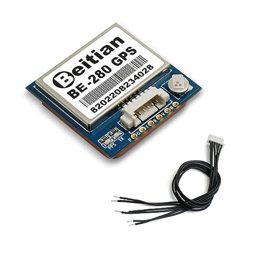 Geekstory BE-280 GPS Module M10050 Chip with Ceramic Antenna Positioning Tracking TTL Level 38400bps Beidou GPS Antenna for Arduino Raspberry Pi Aircraft Pixhawk APM Flight Controller