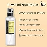 All About Snail Mucin Kit - Snail Korean Skincare 5-Pack, Snail Skin Care Products Set: Face Gel Cleanser, Essence, Cream, Toner & Eye-Cream, Facial Kit for Women and Men Hydrating & Anti-Aging