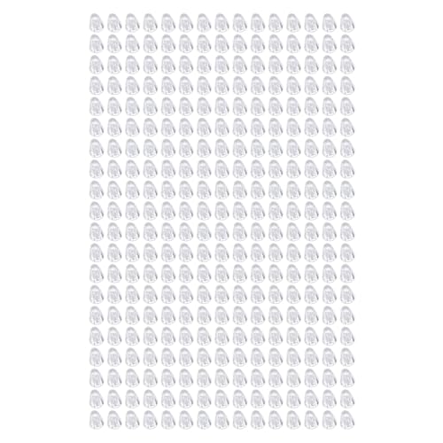 ZJchao 300 Pcs Rimless Glasses Screw Cap, Easy Assembly Long Lasting Stability No.14 Silicone Screw Hood Cover for Glasses, Eyeglasses, and Sunglasses
