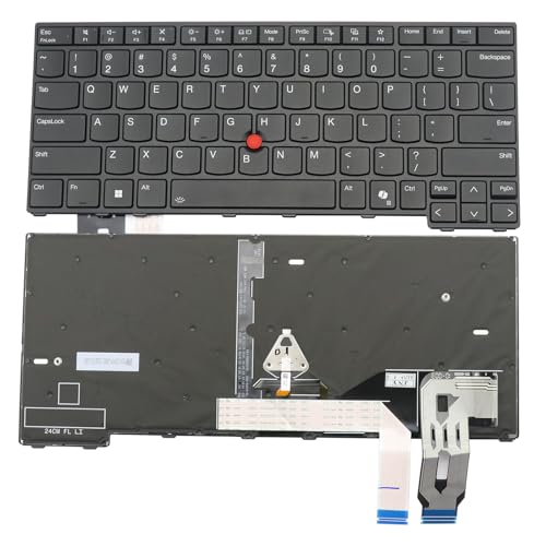 BestParts Backlit Laptop Keyboard Replacement for Lenovo Thinkpad T14 Gen 5 L14 Gen 5 P14s Gen 5 US Layout with TrackPoint 5N21M37895 5N21M38124 5N21M38296 5N21M38521