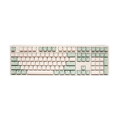 Ducky One 3 Matcha Hotswap Double Shot PBT Quack Mechanical Keyboard (Cherry MX Blue)