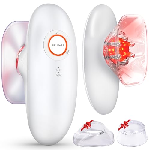 Ciyada 3-in-1 Body Sculpting Machine, 3-in-1 Electric Cellulite Massager-3 Modes Adjustable Body Sculpting Machine- Home Use Cupping Therapy Tool for Back, Belly, Waist, Arms, Legs-White