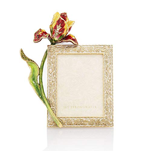 Jay Strongwater Ilsa Tulip 3" x 4" Frame - Flora #SPF5808256