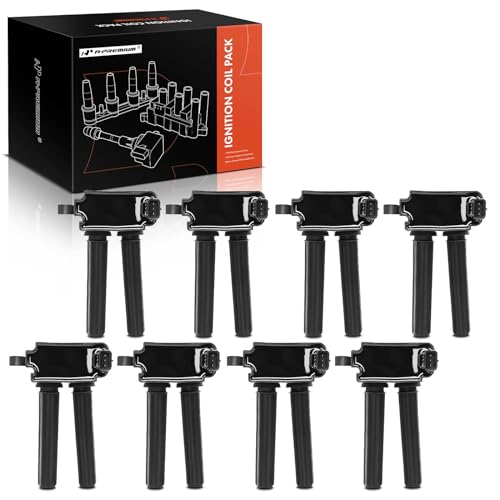 A-Premium 8PCS Ignition Coil Packs Compatible with Chrysler, Dodge, Jeep & Ram Vehicles - [V8 5.7L 6.1L 6.2L 6.4L] - 300, Ram1500, Ram2500, Charger, Durango, Grand Cherokee, Wrangler - 2005-2024