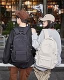 Lightweight Backpack for Women, Large Laptop Travel Backpack Casual Daypack College Bag Rucksack for Men. Beige