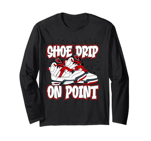 90s Hip Hop Shirt Shoe Drip On Point Men's Rapper Long Sleeve T-Shirt