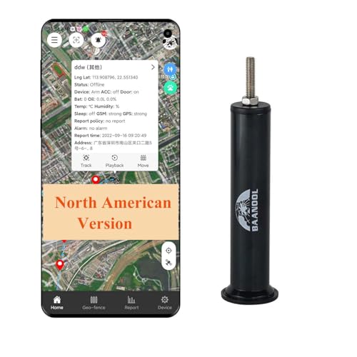407-N 4G GPS Tracker for Mountain Bike BN-407-N No Subscription Free APP & Platform Mountain Biking Hidden Tracker Device North American Version (BN407-N 4G)