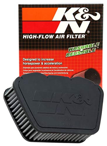 K&N Engine Air Filter: High Performance, Premium, Powersport Air Filter: Fits 2007-2017 YAMAHA (XVS13 Stryker, XVS1300, V-Star, Deluxe, Tourer, XVS950, XVS13, Bullet Cowl, XVS950CT, XVS1300A) YA-1307 , Black