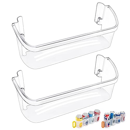 UPGRADED 242126602 Refrigerator Bottom Door Shelf Replacement For Frigidaire Refrigerator Door Shelf-Lower Side Shelf Rack Parts LFSS2612TF0 FFSS2615TS0 FFSS2625TS0 AP6278233 PS12364199-2 PACK