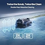 Beatbot AquaSense 2 Cordless Robotic Pool Vacuum Cleaner, Smart Surface Parking, Double-Pass Waterline Scrubbing, Cleans Floor, Walls, and Waterline, Above & In-Ground Pools up to 3,230 sq.ft - Blue