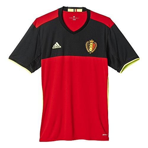 adidas Men's Belgium Home Replica Soccer Jersey 2016 (X-Large)