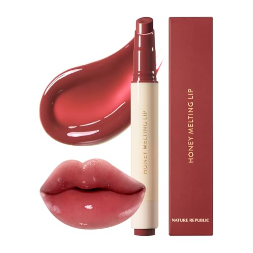 Nature Republic HONEY MELTING LIP (05 PLUM) SOFT LIP STICK, korean lip, Lip Gloss, Glow lip, glossy, lip balm, lip crayon, jelly gloss, lip pen, tint,korean make up