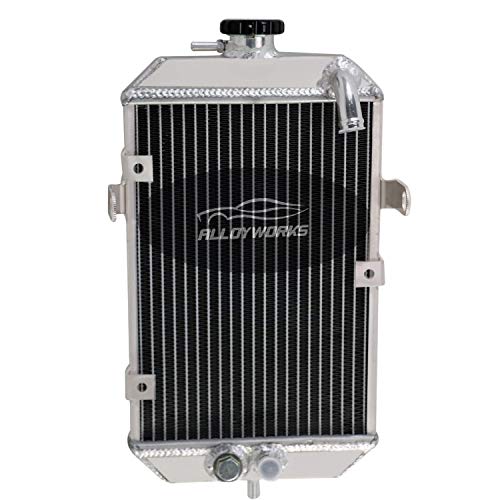 ALLOYWORKS Oversized Full Aluminum Radiator Fits ATV Yamaha Raptor 660 YFM660R 2001-2005 2004 2003 2002 US
