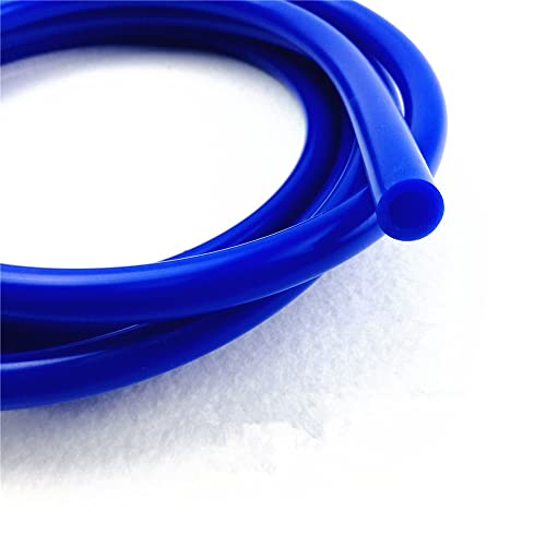 AotoKoop High Temperature 3mm Silicone Vacuum Tubing Hose, ID 1/8" Vacuum Hose 10 FT (3 Meter) per roll, Blue