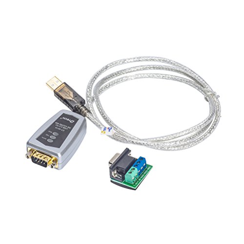 DTECH 6 Feet USB to RS422 RS485 Serial Port Converter Adapter Cable with FTDI Chip Supports Windows 11 10 8 7 XP Mac