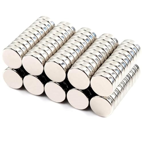 10x3mm 100 Pcs Strong Small Neodymium Magnets, Round Rare Earth Magnets Heavy Duty, for Whiteboard, Decorative Neodymium Magnet