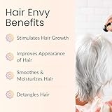 Vitality Extracts Hair Envy - Natural Hair Growth Serum - 100% Pure Essential Oils, 15 Plant Extracts, No Synthetics, No Parabens - Strengthen Hair, Minimize Breakage, Stimulate Follicles