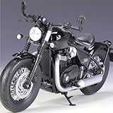 1/12 Scale Bonneville Bobber Motorcycle Model Die cast Metal with Plastic Parts (Black)