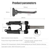 Yungeln Electric Scooter Front Suspension Fork Compatible with Segway Ninebot MAX G30 G30LP Electric Scooter Shock Absorption Parts Anti-Vibration Accessories with Foot Stand