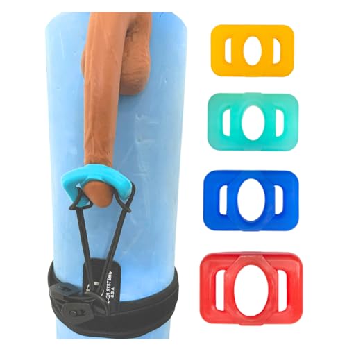 Universal Fit Penis Stretcher - Discrete Under Clothing Penis Stretching System - Adjustable Tension Penis Extender - Penis Enlargement - Male Enhancement - Traction Device Training - ADS