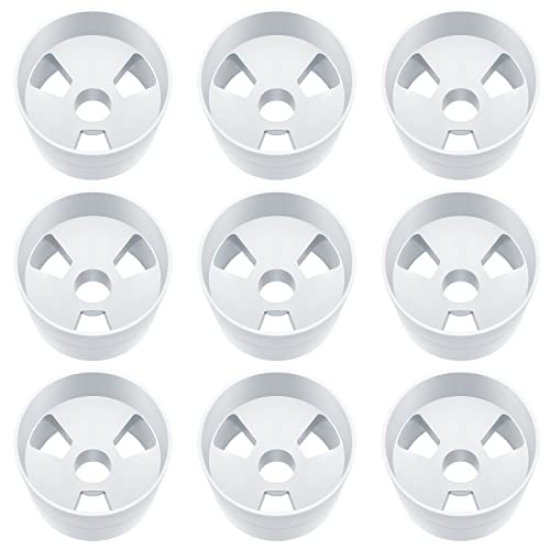 Leitee 9 Pcs Golf Hole Cup Practice Putting Green Hole ABS Plastic Golf Putting Cup for Outdoor Backyard (4 Inch)