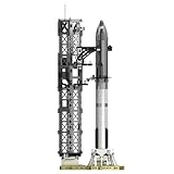 FunXylophy Starship Building Block Set, Detachable Space Rocket Building Block Assembly Kits, DIY Creative Collectible Display Rocket Model, Gift for Adults (1778PCS)