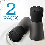 IMPRESA [2 Pack] Black Microwave Steam Cleaner for Quick, Effortless Cleaning – Steam Device for a Spotless Microwave – Add Vinegar & Water to Eliminate Grime & Odor - Oven Cleaner