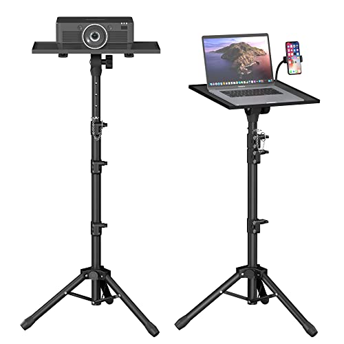 Facilife 63" Tall Projector Stand Tripod,Laptop Tripod Projector Stand Adjustable Height 22 to 63 Inches, Projector Tripod Stand, Tripod for Porjector, Projector Stand for Outdoor Movies