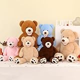 MorisMos Giant Teddy Bear with Big Footprints Plush Stuffed Animals Light Brown 39 inches