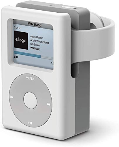 elago W6 Apple Watch Stand Compatible with iWatch Series 10/9/8/7/6/5/4/3/2/1/SE (46mm, 45mm, 44mm, 42mm, 41mm, 40mm, 38mm)
