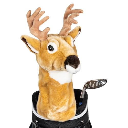 Daphne's Headcovers Deer Driver Headcover Premium Driver Headcovers Funny Golf Club Covers Stylish Protection for Your Clubs Men's Golf Gear Driver Headcover for Men and Women