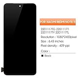 Incell Screen for Xiaomi Redmi Note 11 4G Screen Replacement for Redmi Note 11S 4G LCD Screen for Xiaomi Poco M4 Pro Touch Display Digitizer Assembly Repair Parts（No Figerprint Function）