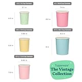 Tupperware Heritage Collection 10 Piece Nested Canister Set in Vintage Colors, Dishwasher Safe and BPA Free (5 Containers, 5 Lids)