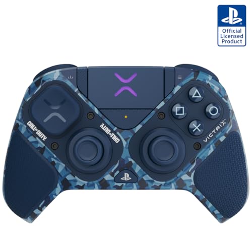 PDP Victrix Pro BFG Wireless Controller for PS4/PS5/PC, Sony 3D Audio, Modular Back Buttons/Clutch Triggers/Joystick, Call of Duty Midnight Mask