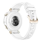 HUAWEI Watch GT 5 Pro 42 mm Smartwatch, Sharp-Edged Design, up to 7 Days Battery Life, Pro-Level Sports Watch, Health Tracking, Compatible with iOS and Android, White Fluroelastomer