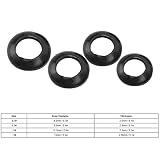 Alomejor 60PCS Rubber Ring Winding Check Fishing Rod Elastic Winding Check Dress Ring for Fly Spinning(9.5MM)