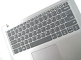 Bayjebu Parts for Lenovo ideapad S145-14IWL 14IGM 14AST 14API 14.0 inch Palmrest US Keyboard Bezel Silver 5CB0S17125