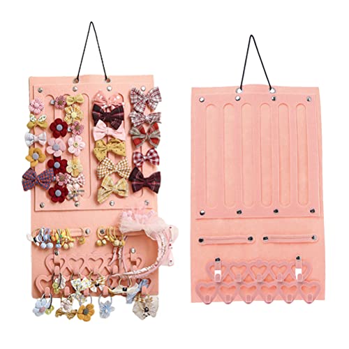 Cricia Soporte para lazos, pinzas para EL Pelo, colgador de almacenamiento, organisador de lazos para EL Pelo, almacenamiento de accesorios para EL Pelo de bebé para niñas, pantalla de Gran capacidad