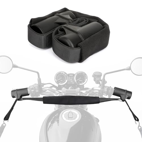 Motorcycle Handlebar Straps for 32" Handlebars, Motorcycle Handlebar Tie Down Straps for Mopeds, Scooters, Bikes with Fairing, Handlebar Straps for Hauling Bike