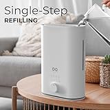 Everlasting Comfort Upgraded 6L Top Fill Humidifier Large Room & Bedroom, MAX Humidifier, Quiet Cool Mist, Easy to Clean & Fill, 60 Hour Run Time, Aromatherapy