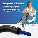 ProStretch Z, Innovative Stretching and Alignment Device to Enhance Flexibility and Range of Motion in Hip Flexors, Piriformis, Glutes, Lower Back, and Sciatic Nerve for Pain Relief