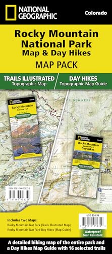 Rocky Mountain Day Hikes and National Park Map [Map Pack Bundle] (National Geographic Trails Illustrated Map)