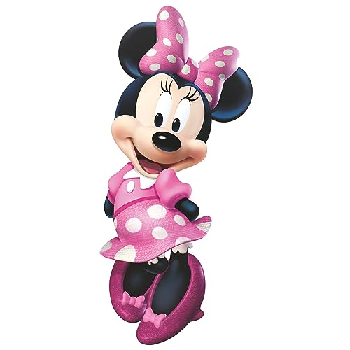 RoomMates RMK2008GM Disney Minnie Mouse Bow-tique Giant Peel and Stick Wall Decal
