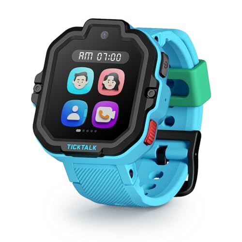 TickTalk5 - Kids Smart Watch with GPS Tracker, Video Calling, SOS, & Parental Controls | Smartwatch with Free Music, Texting, Kid Phone Call and Text, Boys & Girls - 4G Smart Watch for Kids 3-12