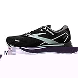 Brooks Women's Ghost 14 GTX Waterproof Neutral Running Shoe - Black/Blackened Pearl/Aquaglass - 6.5 Medium